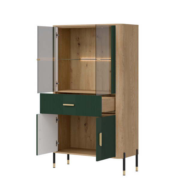 Witryna DANTE DT12 | zielony mat Liveo