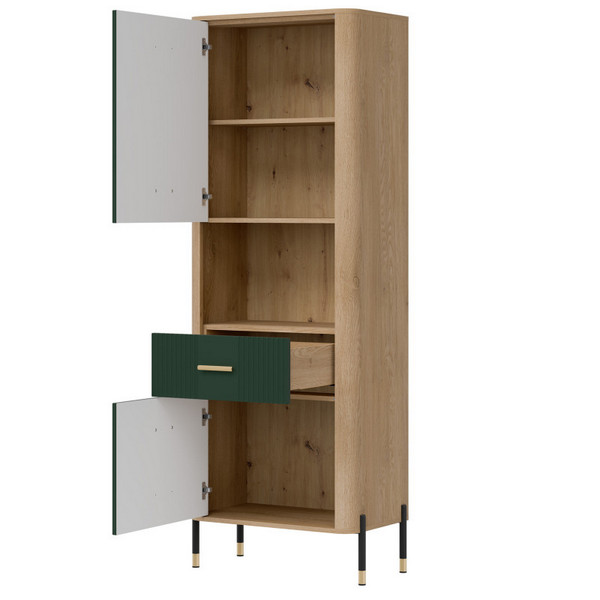 liveo-be92a9332fd939a236b0cb9d.jpg Regał DANTE DT15 L/P | zielony mat Liveo