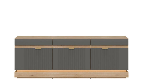 Szafka RTV MILTON ML01 | szary Liveo