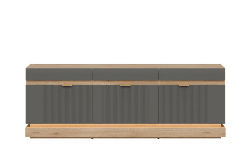 Szafka RTV MILTON ML01 | szary Liveo