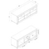 Szafka RTV GRAY GR01 Liveo