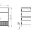 Komoda TORINO 07 ML Meble – 82 cm