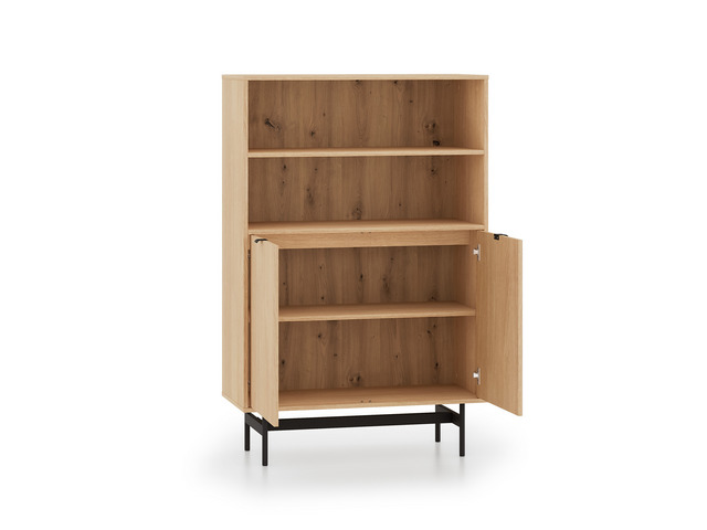 Regał REYNOS 03 92 cm — dąb mavelie naturalny ML Meble