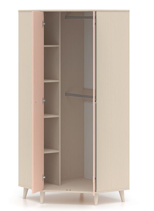 mlmeble-2317d175c3fcb58ef98f94e3.jpg Szafa narożna MEVEL 01 | Millenial Pink | Piasek Pustyni ML Meble