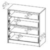 Komoda TORINO 07 ML Meble – 82 cm