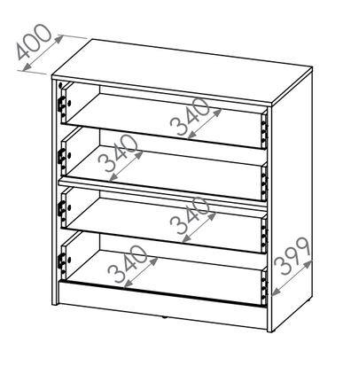 Komoda TORINO 07 ML Meble – 82 cm