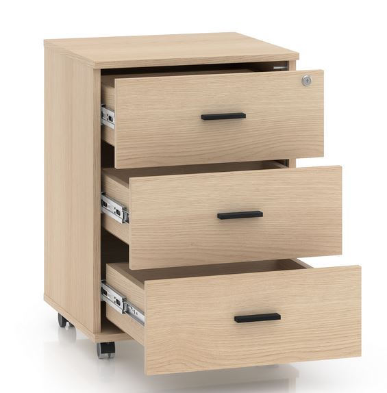 Kontener biurowy ODELIS 07 46 cm — dąb lindberg ML Meble