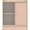 Regał MEVEL 04 132 | Millenial Pink | Piasek Pustyni ML Meble