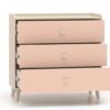 Komoda MEVEL 06 z szufladami | Millenial Pink | Piasek Pustyni ML Meble