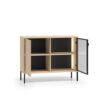 Komoda BARNEE 03 107 cm — dąb lindberg ML Meble