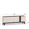 Szafka RTV FRESHION 05 ML Meble