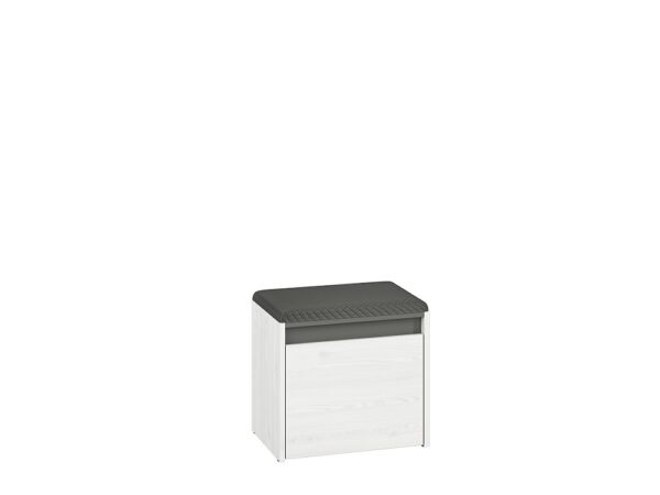 mlmeble-75cdd258eab3156a6ef8a8a6.jpg Szafka na buty HYGA 01 50 cm — sosna śnieżna / antracyt ML Meble