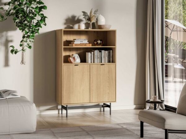 mlmeble-799bc1f3dbbec25f174e7358.jpg Regał REYNOS 03 92 cm — dąb mavelie naturalny ML Meble