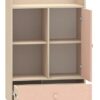 Regał MEVEL 04 132 | Millenial Pink | Piasek Pustyni ML Meble