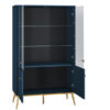 Witryna MARINE 02 92 cm — błękit ciemny ML Meble