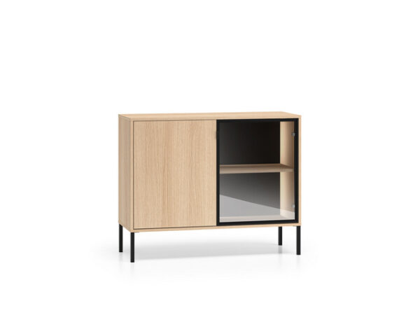 mlmeble-9b0fcd780b5d4e5a12877388.jpg Komoda BARNEE 03 107 cm — dąb lindberg ML Meble