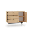 Komoda REYNOS 04 115 cm — dąb mavelie naturalny ML Meble