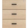 Kontener biurowy ODELIS 07 46 cm — dąb lindberg ML Meble
