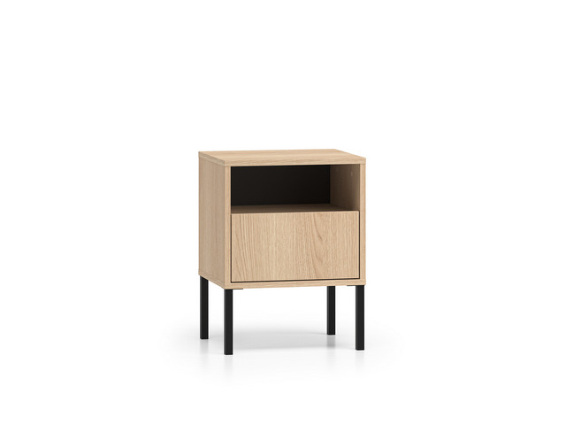 Szafka nocna BARNEE 05 40 cm — dąb lindberg ML Meble