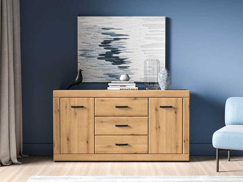 Komoda DORA 04 160 cm — dąb evoke ML Meble