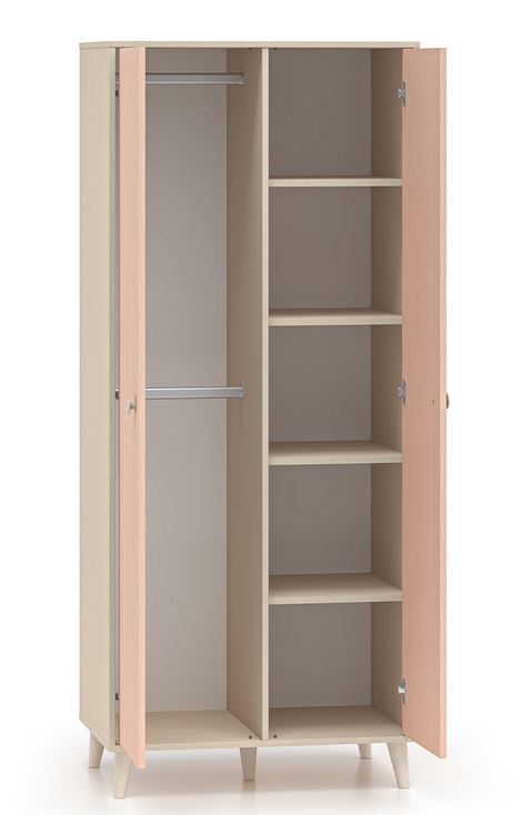 mlmeble-bd05ac38db9b39a3423f8c4e.jpg Szafa MEVEL 02 2d | Millenial Pink | Piasek Pustyni ML Meble