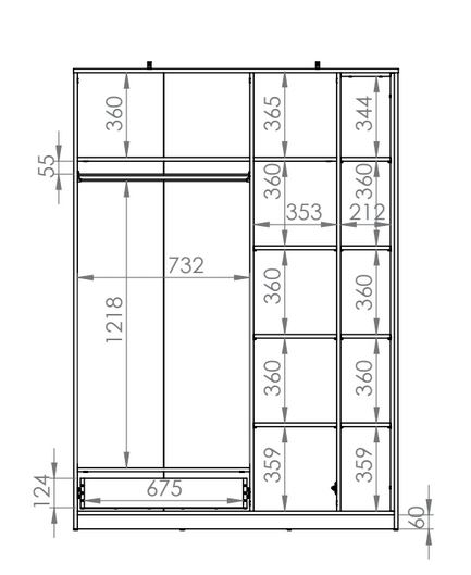 mlmeble-c62d9fb427579bfdd877b2e0.jpg Szafa TORINO 01 ML Meble – 138 cm