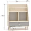 mlmeble-d64cf15c1edc5c1bd6238376.jpg Regał MEVEL 09 | Szary Pallad | Piasek Pustyni ML Meble