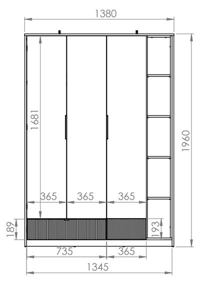 mlmeble-e5a85417a5c1570143e9da88.jpg Szafa TORINO 01 ML Meble – 138 cm