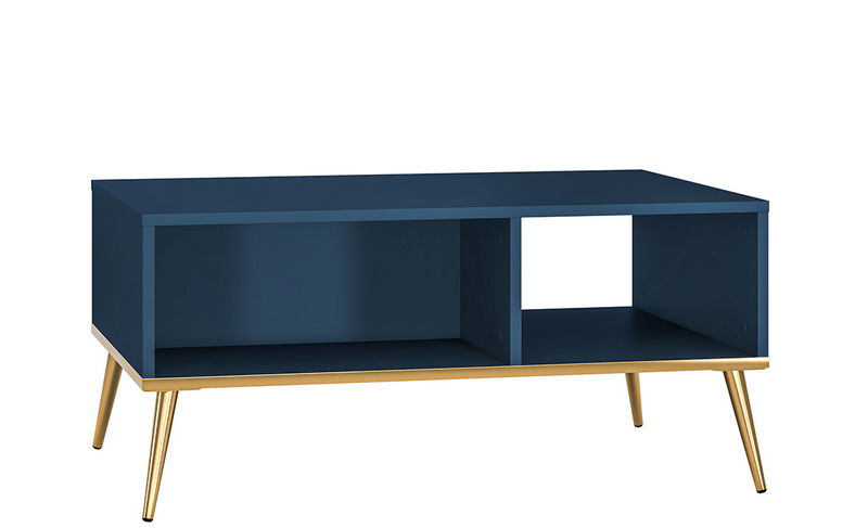 Stolik kawowy MARINE 07 90 cm — błękit ciemny ML Meble