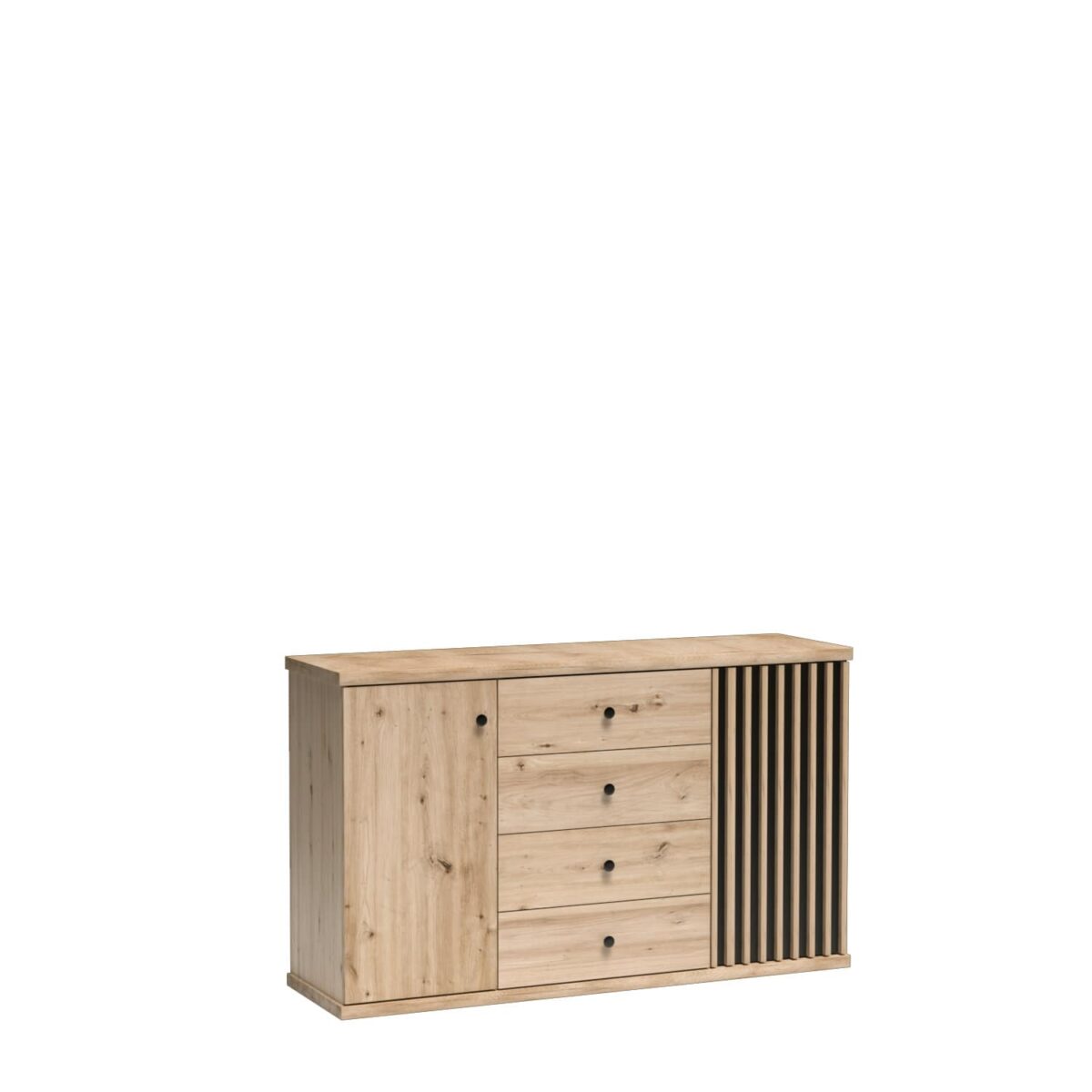 Duża komoda z LAMELAMI CALI C-4 – ARTISAN EGGER – H1318