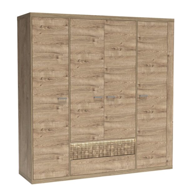 Szafa do sypialni NATURAL​ N-3 – RIBBECK – KRONOSPAN 5493
