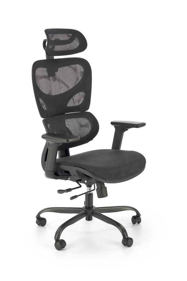 Fotel gabinetowy GOTARD, czarny