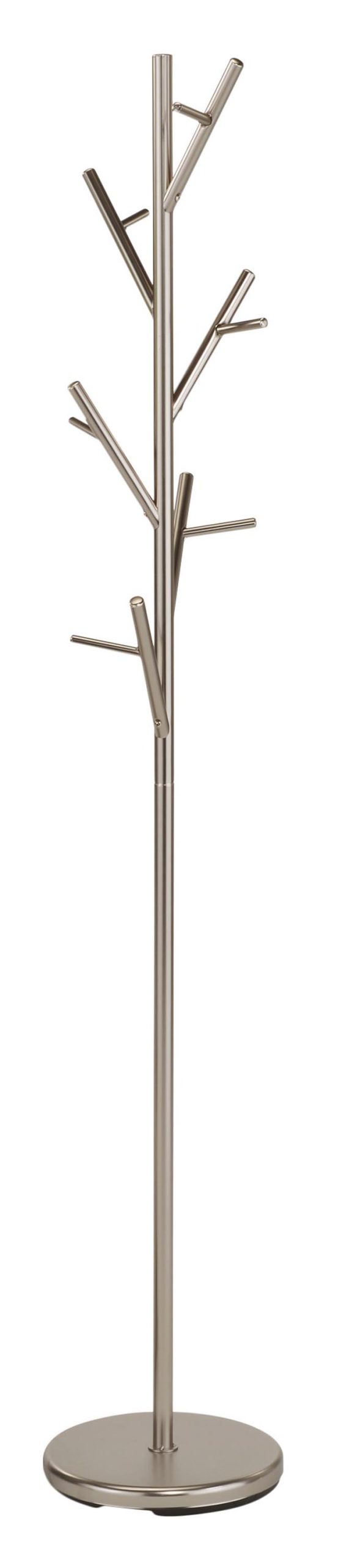 Wieszak W60, srebrny satynowy