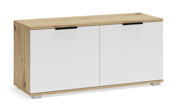 Szafka CLIF ST-100, dąb artisan / biały