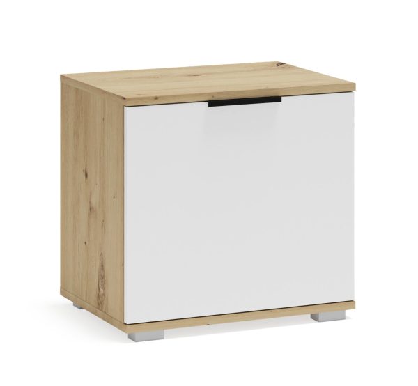 Szafka CLIF ST-50, dąb artisan / biały