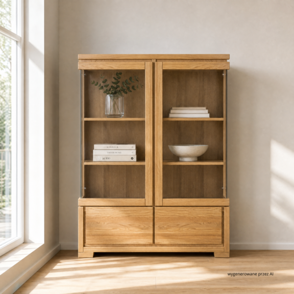 Witryna dębowa CLASSIC KW354