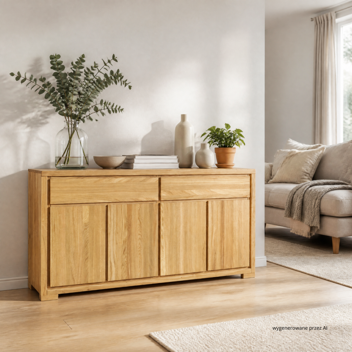 Komoda dębowa CLASSIC KD357