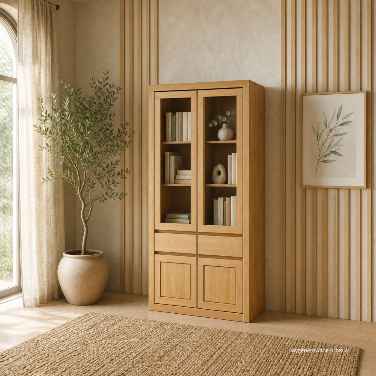Witryna bukowa VIP KW402