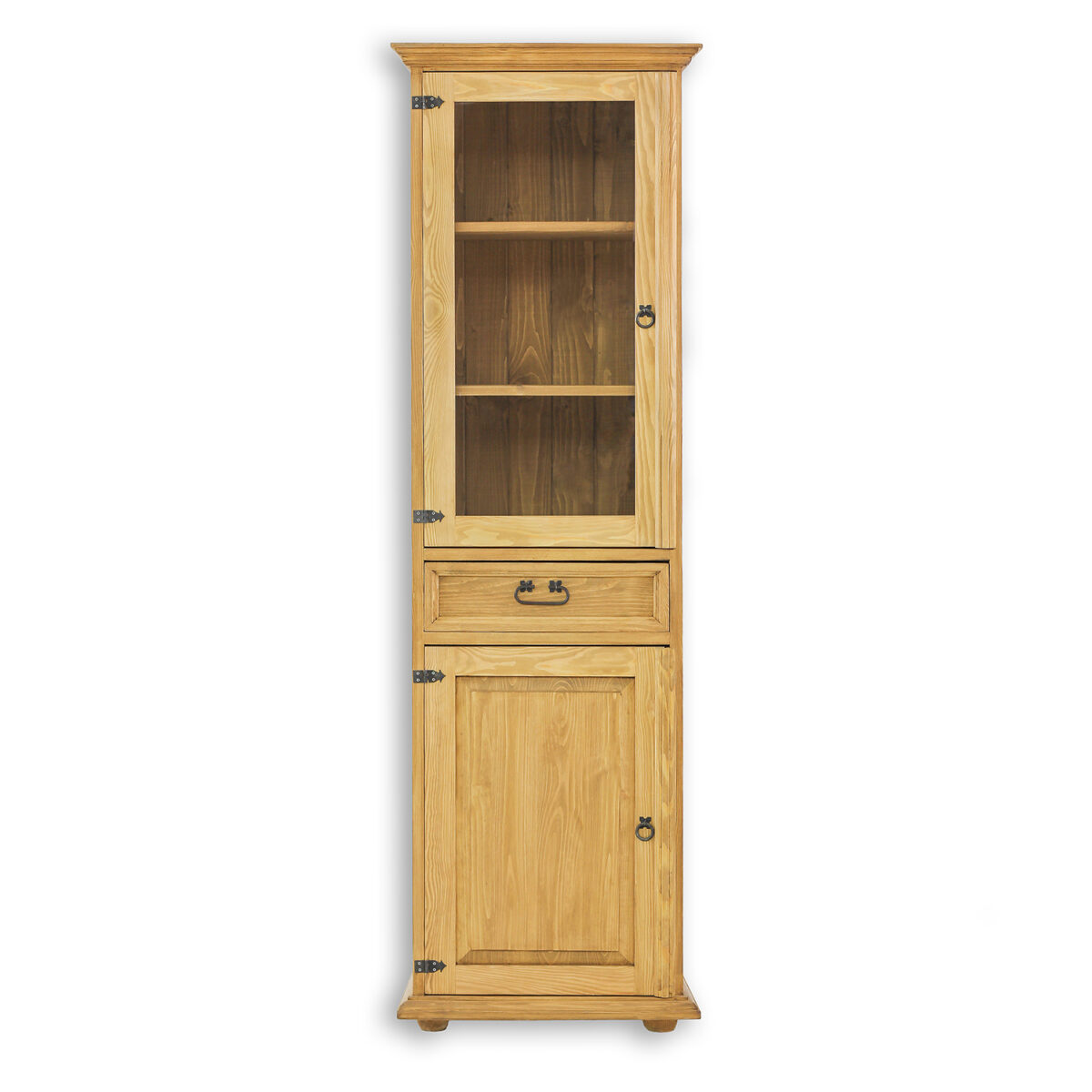 Witryna sosnowa RUSTIKAL KW702 prawa