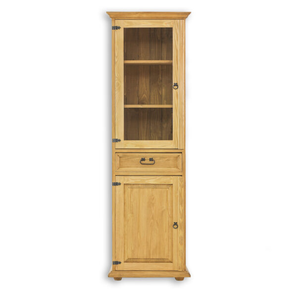Witryna sosnowa RUSTIKAL KW702 lewa