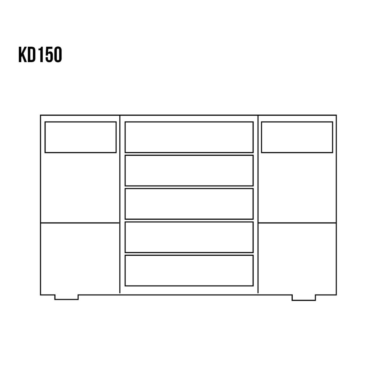 Komoda sosnowa MUGO KD150