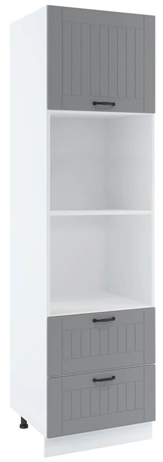60 dolna słupek zabudowa piekarnika kompaktowego i mikrofalówki, 2 szuflady wys. 235.7 cm Layman