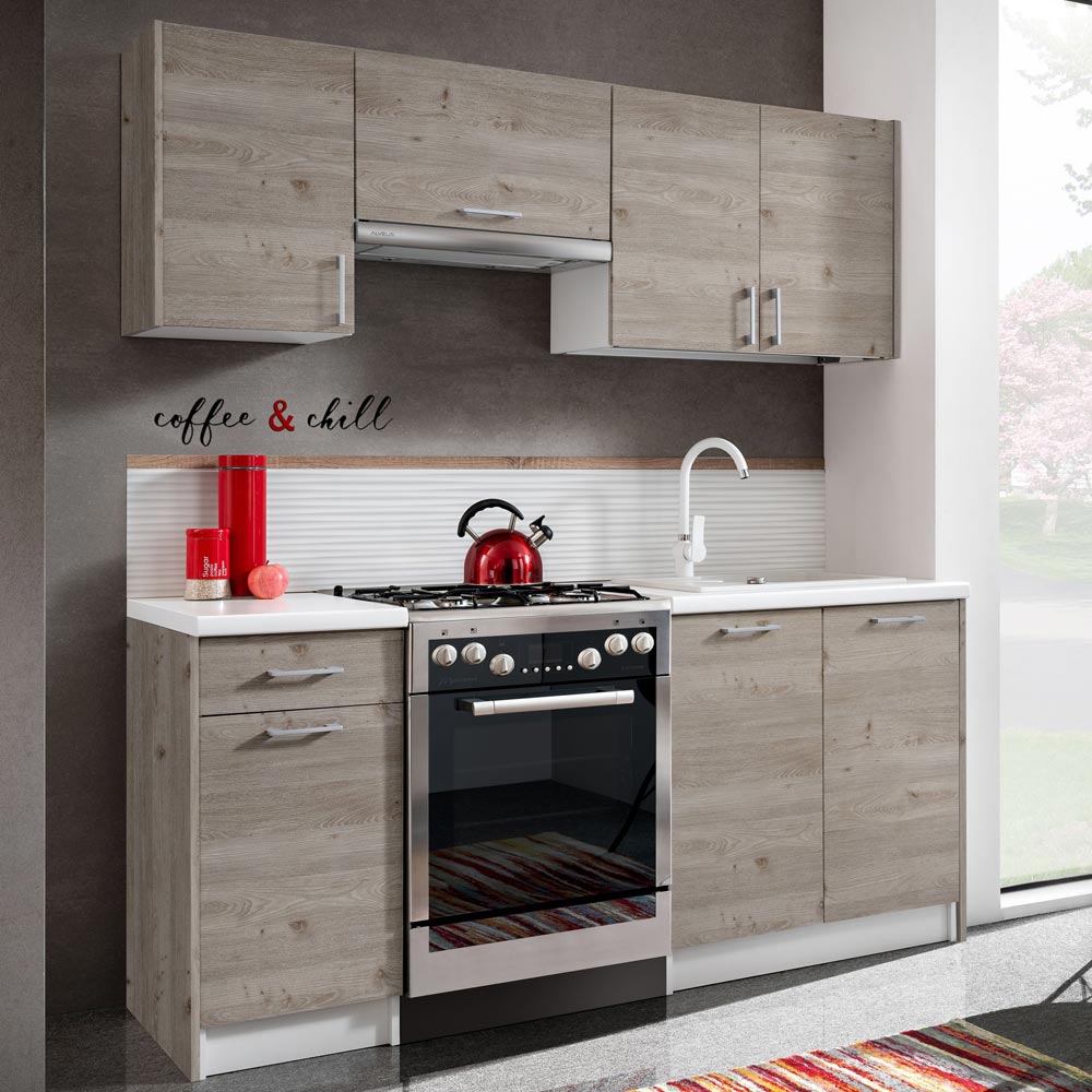 Zestaw mebli kuchennych Eco Model 1,8 m z WO6 Slim Layman 2