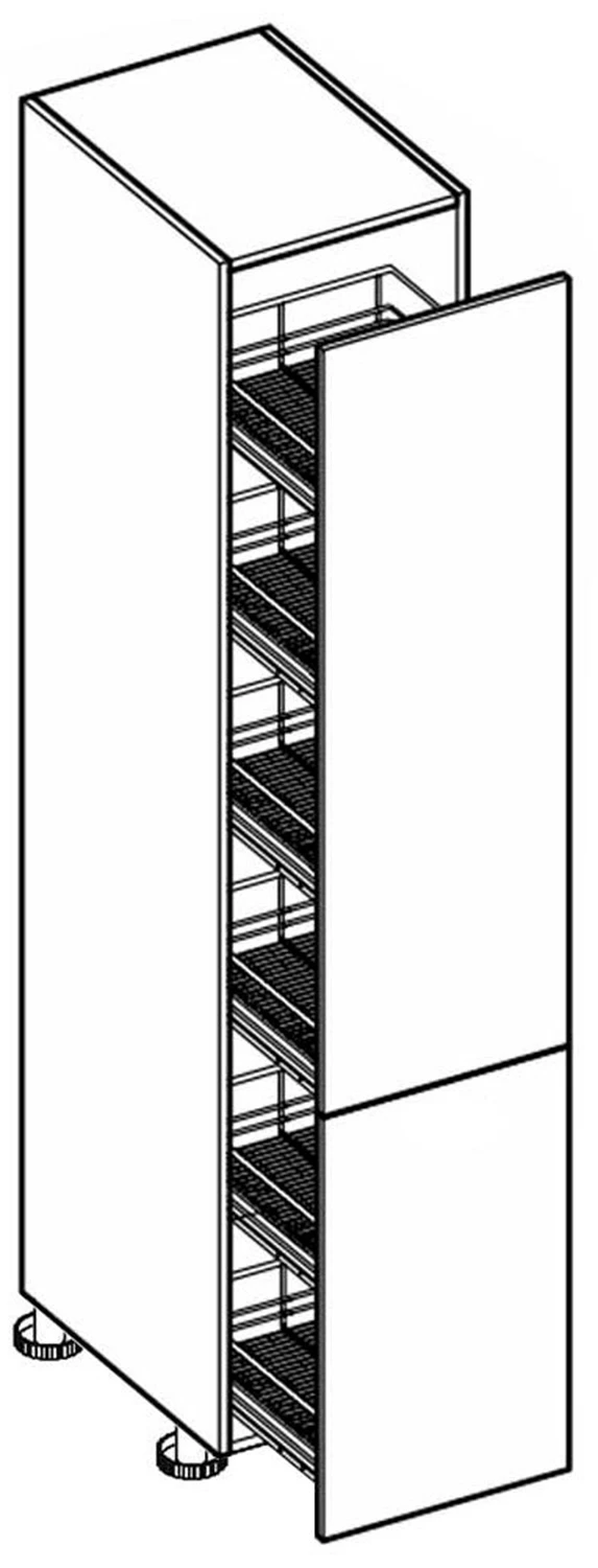 60 dolna słupek kosz cargo, wys 2137 mm Layman