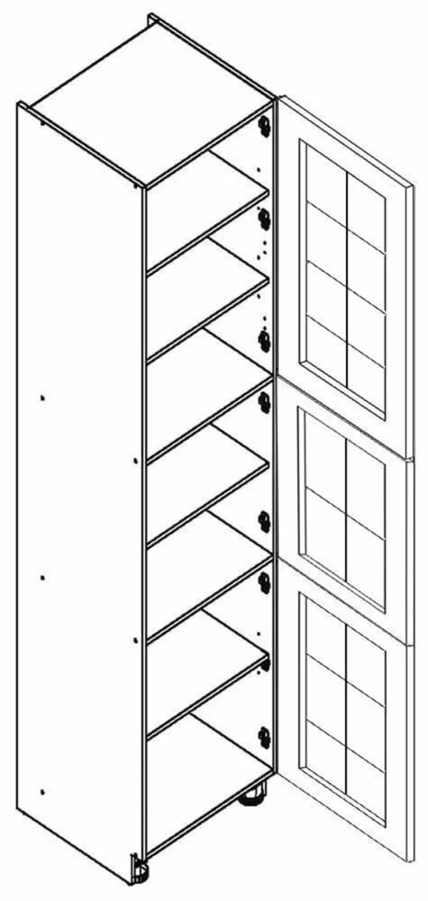 60 dolna słupek witrynowy wys. 235.7 cm Layman