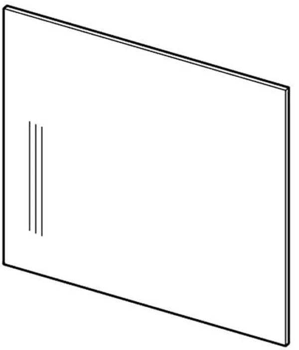 Panel boczny do szafek górnych 36/56 Layman