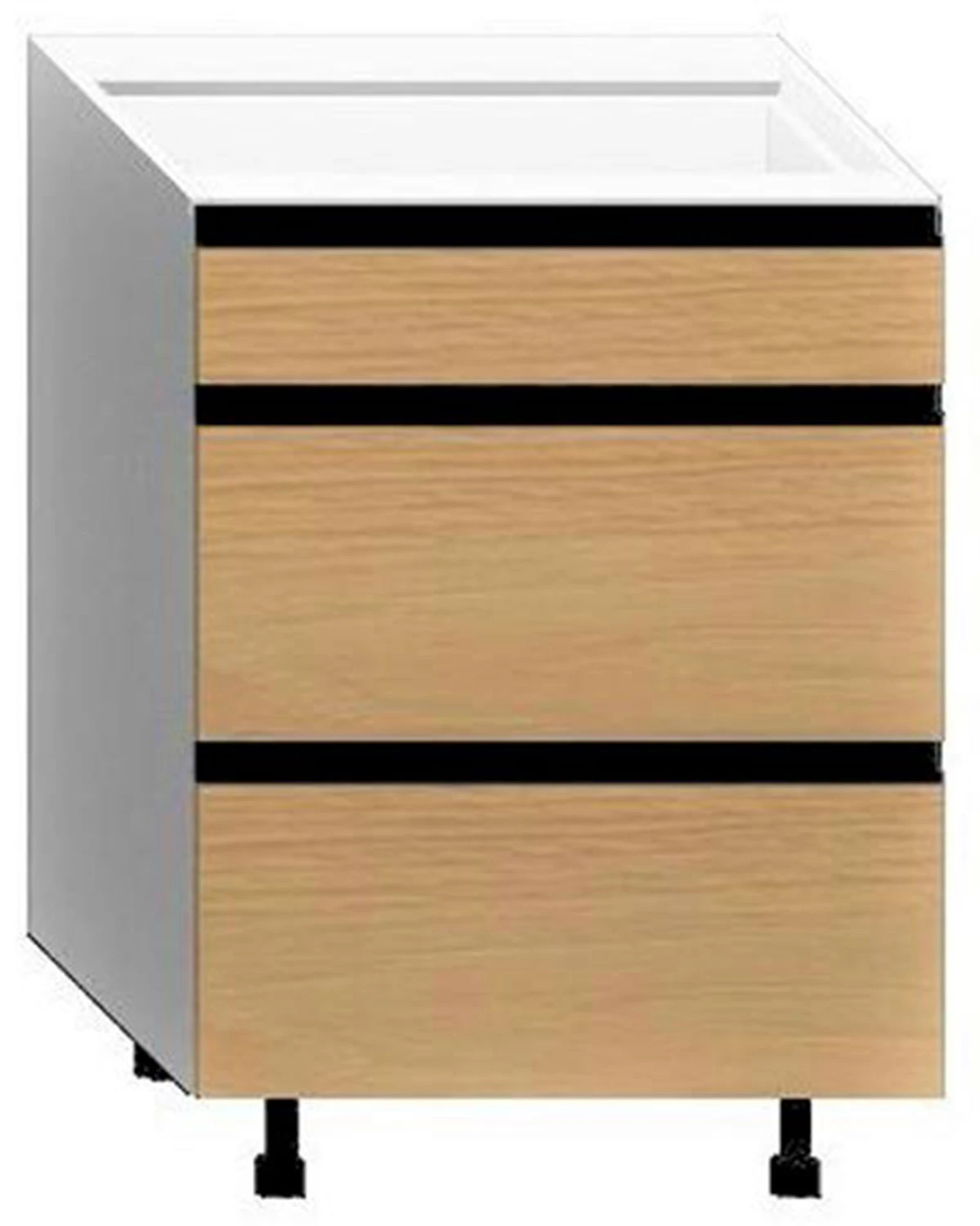 60 dolna trzy szuflady Layman