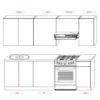 Zestaw mebli kuchennych Italia 2.4 Layman 2