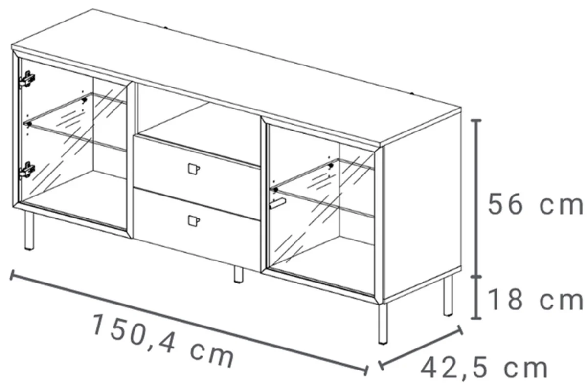 Elegancka komoda kaszmir Kiss K-KOM1 Layman 3 Elegancka komoda kaszmir Kiss K-KOM1 Layman 3