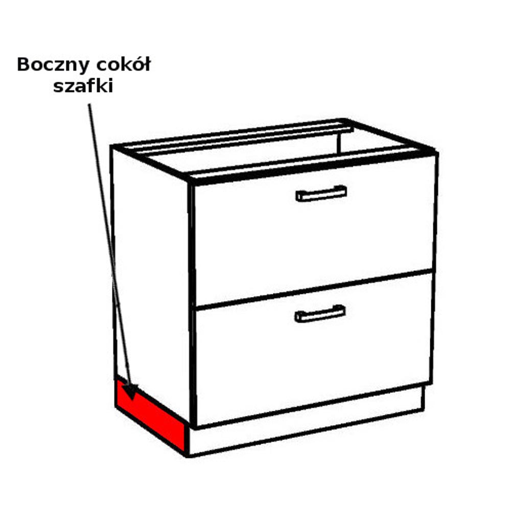Cokół boczny do nóżek 10 cm Layman 2
